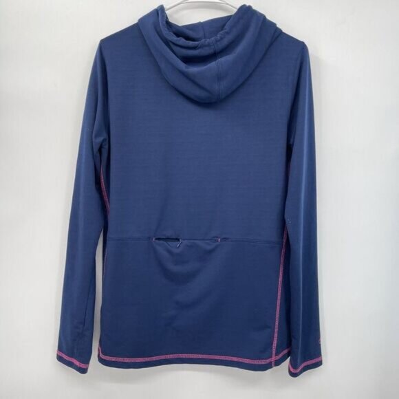 VINEYARD VINES Performance‎ Navy Blue Long-Sleeve Lightweight Hoodie Size M - Picture 7 of 8
